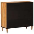 vidaXL Servírovacia skriňa s úložiskom Prírodná 80 x 33 x 75 cm