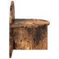 vidaXL Nočný stolík Údený Dub 40 x 35,5 x 45,5 cm Konštruované drevo