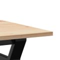 vidaXL Konferenčný stolík v tvare Y 80x50x40 cm borovica a oceľ