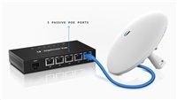 UBNT EdgeMAX EdgeRouter X SFP [880MHz dual-core CPU, 256MB RAM, EdgeOS, 5 gigabitových portov s PoE, SFP]