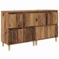 vidaXL Komody 2 ks Staré drevo 60 x 35 x 70 cm Kompozitné drevo