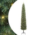vidaXL Umelý vianočný stromček Zelená 270 cm PVC, oceľ a plast
