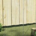 vidaXL Klietka pre králiky Strieborná 300 x 100 x 210 cm