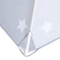 vidaXL Detský stan típí s taškou sivý 115x115x160 cm polyesterový