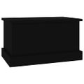 vidaXL Úložný box čierny 50x30x28 cm spracované drevo