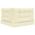 vidaXL Vankúš na vonkajšiu pohovku Polyester Krémová 80 x 80 cm