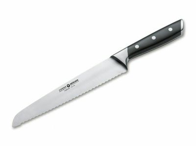 Böker Manufaktur 03BO503 Forge nôž na chlieb 22 cm, čierna, plast ABS