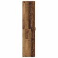 vidaXL Highboard Staré drevo 45 x 42,5 x 185 cm