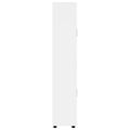 vidaXL Highboard FLORIN 60 x 35 x 182 cm Vysoký lesk bielej