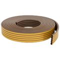 vidaXL Samolepiaca tesniaca páska na okno Hnedá 9 x 8 mm 50 m