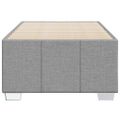 vidaXL Posteľ bez matraca bledosivý 80x200 cm látka