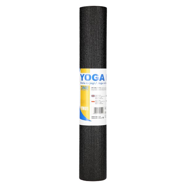 Podložka na jogu ONE Fitness YM01 čierna