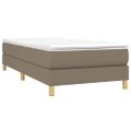 vidaXL Posteľný rám s boxspringom Taupe 80x200cm Látka