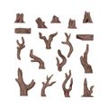 Dekorácia AK Interactive - Dead Tree (17 ks)