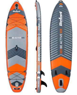 Paddleboard SUP REBEL ACTIVE RBA-4507-OR so sedátkom, oranžový 11' 335x84x15 Paddleboard SUP REBEL ACTIVE RBA-4507-OR se sedátkem, oranžový 11' 335x84x15