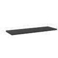 vidaXL Prídavné police 4 ks, sivé 60x20x1,5 cm, drevotrieska