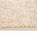 vidaXL Protišmykový Shaggy Koberec Krémová 200 x 200 cm PP