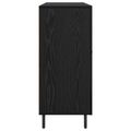 vidaXL Servírovacia skriňa Čierny dub 90 x 34 x 80 cm Kompozitné drevo