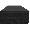 vidaXL Zásuvky pod posteľ Čierny dub 150 x 36,5 x 16,5 cm