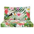 vidaXL Vankúš na vonkajšiu pohovku Polyester farebné 80 x 68,5 cm