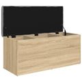 vidaXL Úložná lavica, dub sonoma, 102x42x45 cm, technické drevo