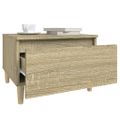 vidaXL Bočný stolík dub sonoma 50x46x35 cm spracované drevo