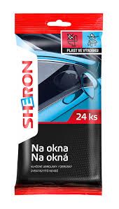 SHERON Utierky na sklo, 24 ks