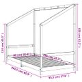 vidaXL Rám detskej postele 90x200 cm masívna borovica