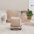 vidaXL Transportné vozíky 2 ks, okrúhle Ø38x11,5 cm 250 kg
