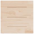 vidaXL Stolová doska biela 80x80x2,5 cm masívna borovica štvorcová