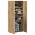 vidaXL Highboard 80 x 39 x 178 cm Kompozitné drevo Dub artisan