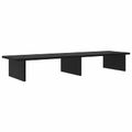 vidaXL Stojan na monitor Čierny dub 100 x 27 x 15 cm Kompozitné drevo