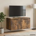 vidaXL Nástenná TV skrinka Nástenný Dymový dub 59,5 x 31 x 30 cm