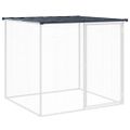 vidaXL Klietka pre kurčatá so strechou, antracitová 203x98x90 cm, pozinkovaná oceľ