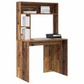 vidaXL Stôl Staré drevo 91 x 50 x 149 cm Kompozitné drevo