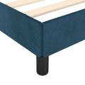 vidaXL Rám postele bez matraca tmavomodrý 90x200 cm zamat