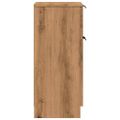vidaXL Komody 2 ks dub artisan 30x30x70 cm spracované drevo