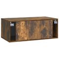 vidaXL Nástenná TV skrinka 78,5 x 41 x 30 cm Dymový dub