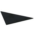 vidaXL Nástenné panely 12 ks čierne 30x30 cm zamatové 0,54 m²