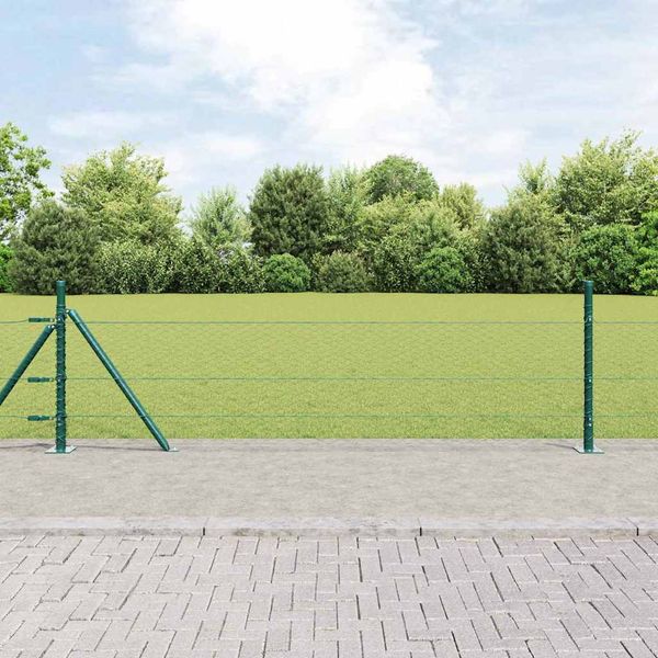 vidaXL Vonkajší hexagonálny plot s betónovým podstavcom 10 x 0,4 m