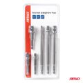 Redukcia na nástrčné kľúče HEX 1/4" 3/8" 1/2" AMiO-04781