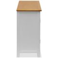 vidaXL Skrinka 70x35x75 cm, dubový masív