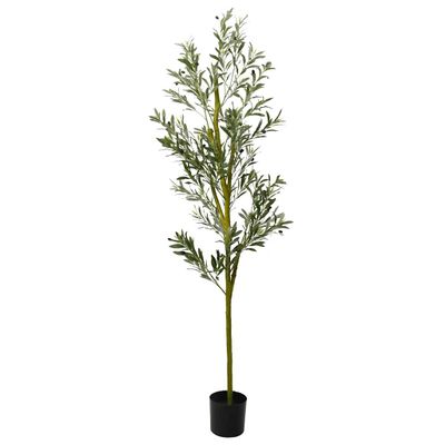 vidaXL Umelý olivovník 800 listov 200 cm zelený