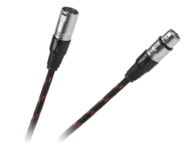 Kábel mikrofónny XLR samica - XLR samec 5m