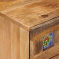 vidaXL Nočný stolík Prírodná 50 x 33 x 62 cm Masívne mango drevo