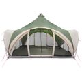 vidaXL Tipi stan so strechou Zelená Pre 6 osôb Polyester a oceľ
