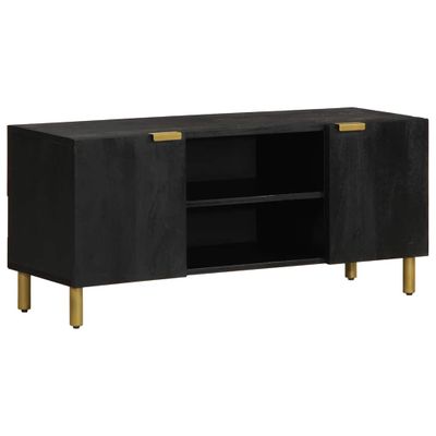 vidaXL TV skrinka, čierna 105x33x46 cm, kompozitné drevo