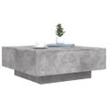 vidaXL Konferenčný stolík betónový sivý 80x80x31cm drevotrieska