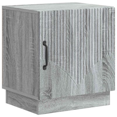 vidaXL Nočný stolík Sivý Sonoma 43 x 34,5 x 47 cm Kompozitné drevo