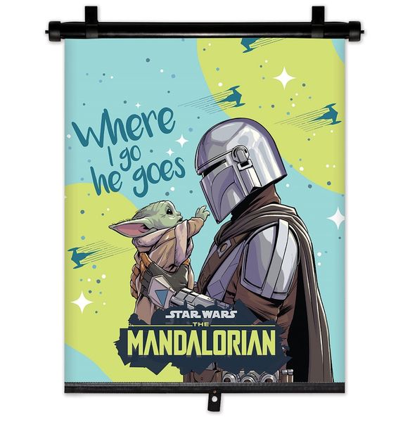Protislnečná roleta 1 ks 36x45cm The Mandalorian